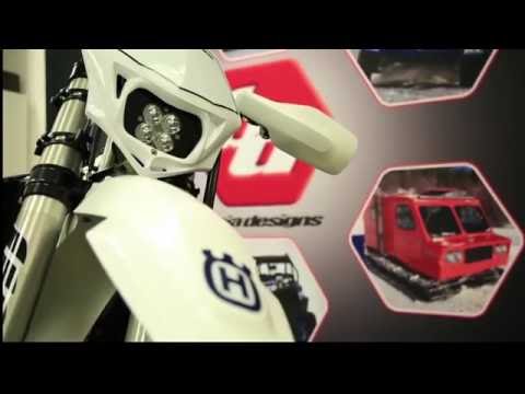 Dual Motorcycle Race Light Clear Lens XP Pro Series Baja Designs