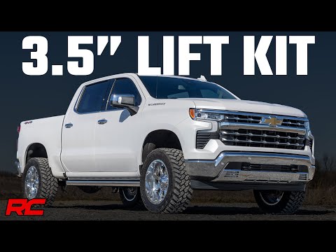 3.5 Inch Lift Kit N3 Struts Rear Mono Leaf Chevy Silverado 1500 (25-26) Rough Country