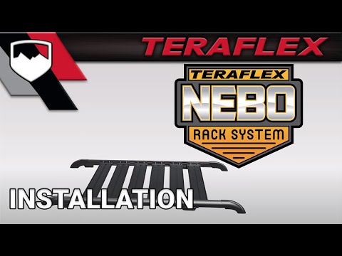 07-18 Wrangler JK 4 Door Nebo Roof Rack Main Rail Kit TeraFlex