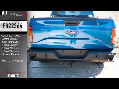 15-20 F150 Pelican Rear Bumper Fishbone Offroad