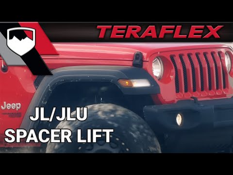 18-Up Wrangler JL 4 Door Sport Sahara 2.5 Inch Performance Spacer Lift Kit & Shock Extensions TeraFlex