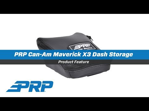 Dash Bag for Can-Am Maverick X3-Black PRP Seats