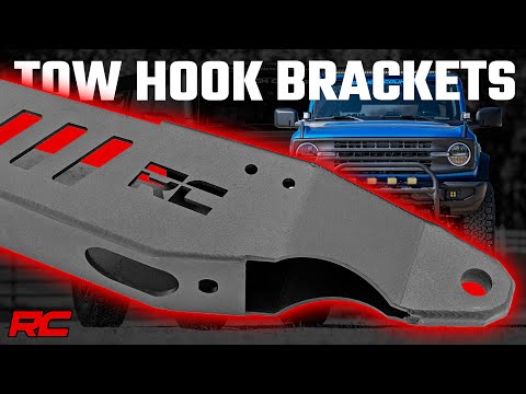 Tow Hook Brackets Ford Bronco 4WD (2021-2025) Rough Country