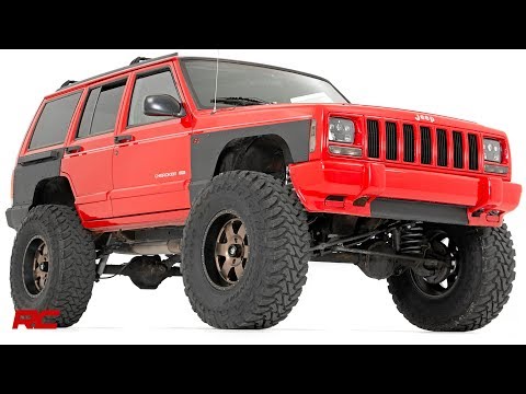 Full Body Armor FR & RR Combo Jeep Cherokee XJ 2WD/4WD (1984-1996) Rough Country