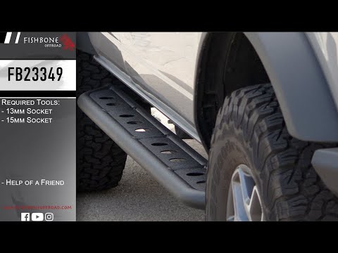 2022-Present Bronco Side Steps Fishbone Offroad