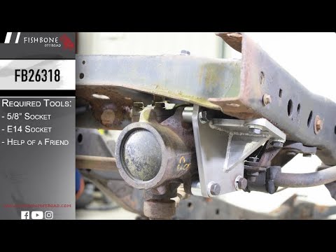HD Steering Box Brace 76-86 CJ7 and CJ8/Scrambler Fishbone Offroad