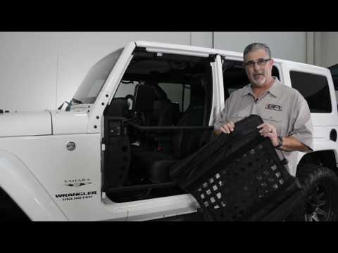 2007-2018 Jeep Wrangler JK Gen 3 Traildoors Rear, Pair Body Armor 4X4