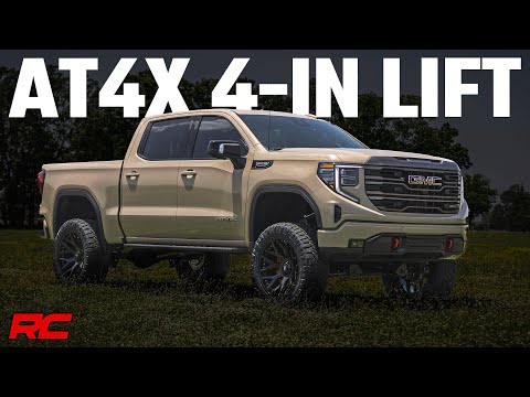 4 Inch Lift Kit AT4X GMC Sierra 1500 4WD (2022-2026) Rough Country