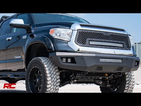 Mesh Grille 30 Inch Dual Row LED Black Toyota Tundra 2WD/4WD (2014-2017) Rough Country