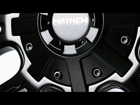 Mayhem Offroad Wheels Cogent 8107 RD 18x9 Prism Red Black Cast Aluminum