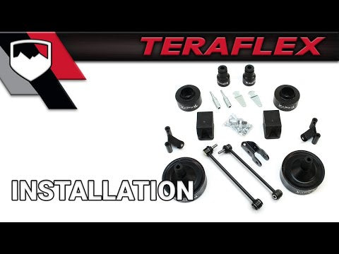 07-18 Wrangler JK 2.5 Inch Performance Spacer Lift Kit & 9550 VSS Twin-Tube TeraFlex
