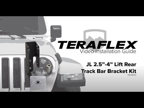 18-Up Wrangler JL Track Bar Bracket Kit Rear Lower 2.5-4.5 Inch Lift TeraFlex
