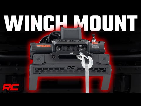 High Winch Mount All Models 20 Inch Black Single Row LED Ford Bronco (21-25) Rough Country